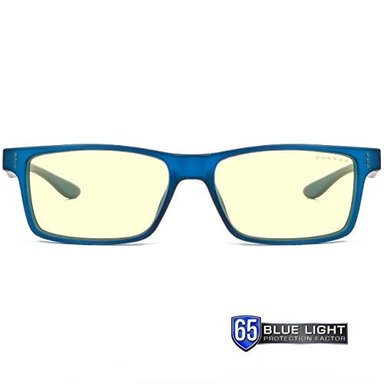 LENTES DE LUZ AZUL GUNNAR PARA NIÑOS (MAYORES DE 12 AÑOS) BLOQUES 65% CRUZ TINTE ÁMBAR - 2