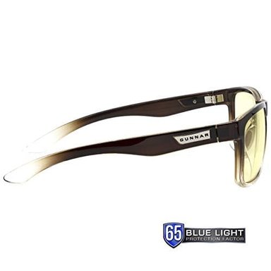 LENTES GUNNAR PARA JUEGOS Y COMPUTADORA BLOQUEA 65% LUZ AZUL LATTE INFINITO / TINTE ÁMBAR DESVANECIDO - 3