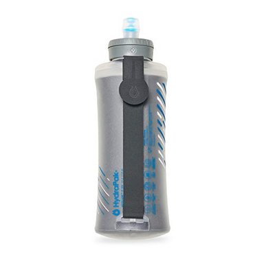 TOMATODO PLEGABLE HYDRAPAK SKYFLASK IT CON CORREA DE MANO AJUSTABLE TAPA A PRUEBA DE DERRAMES 16.9FL OZ PLATEADO