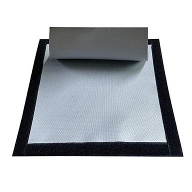 TELA IGNÍFUGA PARA CHIMENEA POMOLY CON SOLAPA DE LLUVIA