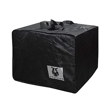 FUNDA ORQIHOD NEGRO COJIN GRANDE ASIENTO 420D RESISTENTE AL AGUA CREMALLERA 31.9 X 31.9 X 24.0IN