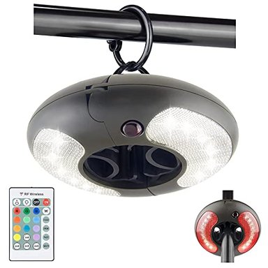 LUZ PARA SOMBRILLA DE PATIO HONWELL 18 LEDES 3 LUCES AA FUNCIONA CON PILAS CON CONTROL REMOTO RF DE 80 PIES