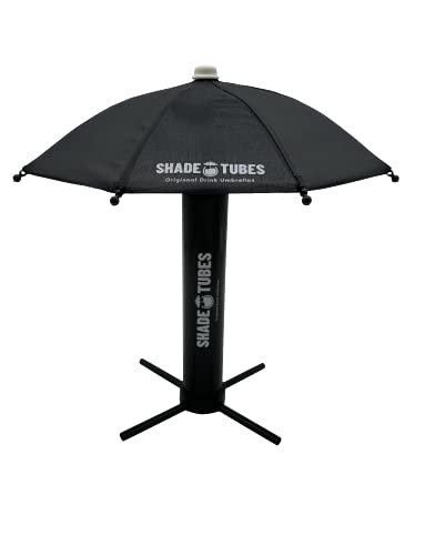 TUBOS DE SOMBRA ANTÉN TUS BEBIDAS Y TU TELÉFONO FRESCO Y FUERA DEL SOL CON EL PARAGUAS ORIGINAL DE BEBIDA