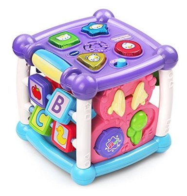 CUBO DE ACTIVIDADES VTECH BUSY LEARNERS MORADO EXCLUSIVO EN LÍNEA