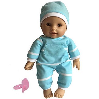 MUÑECA DE CUERPO SUAVE DE 11'  EN CAJA DE REGALO 11'  BABY DOLL