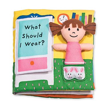 LIBRO SUAVE DE ACTIVIDADES PARA BEBÉ MELISSA Y DOUG WHAT SHOULD I WEAR?