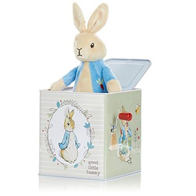 MUÑECO DE CAJA DE SORPRESAS MUSICAL BEATRIX POTTER PETER RABBIT