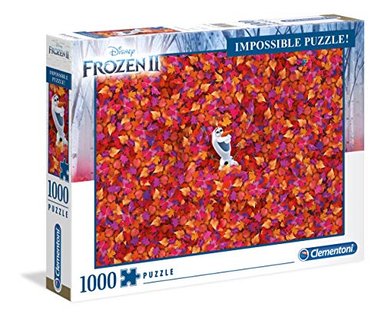 ROMPECABEZAS CLEMENTONI 39526 IMPOSSIBLE 1000PC PUZZLE FROZEN 2