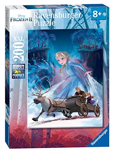 RAVENSBURGER 12865 DISNEY FROZEN 2 ROMPECABEZAS DE 200 PIEZAS PARA NIÑOS CADA PIEZA ES ÚNICA PIEZAS QUE SE AJUSTAN