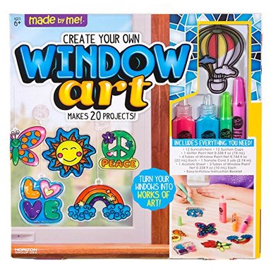 HORIZON GROUP USA MADE BY ME CREATE YOUR OWN WINDOW ART KIT DE ACTIVIDADES