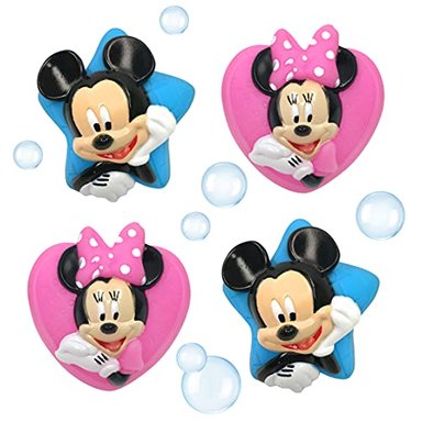 JUEGO DE JUGUETES DISNEY SQUIRT 4 PIEZAS (MICKEY Y MINNIE)