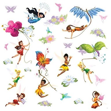 CALCOMANÍAS DE PARED ROOMMATES RMK1493SCS DISNEY FAIRIES