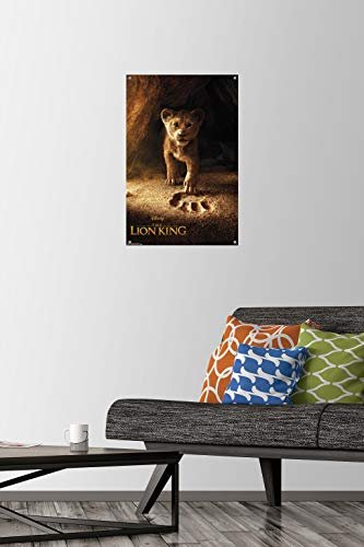 PÓSTER DE PARED DISNEY THE LION KING SIMBA ONE SHEET CON PASADORES