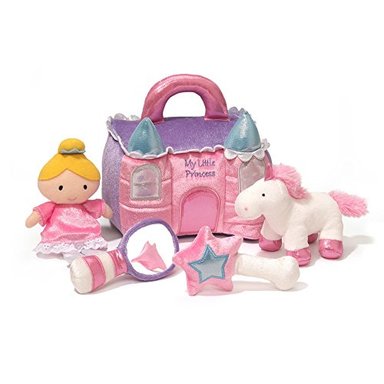 BABY GUND - JUEGO DE PELUCHES DE CASTILLO DE PRINCESA 8 PULGADAS