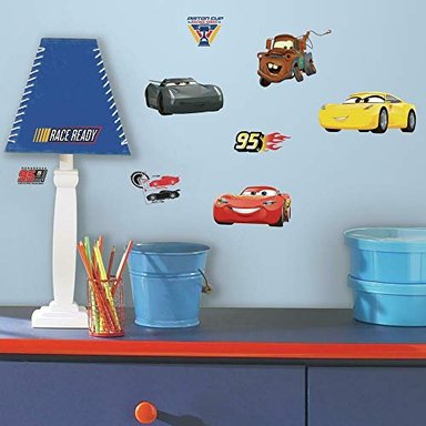 ROOMMATES RMK3353SCS DISNEY PIXAR CARS 3 ADHESIVOS DE PARED COLOR ROJO