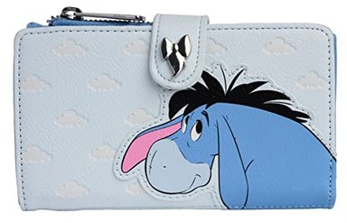 CARTERA LOUNGEFLY MULTICOLOR CON SOLAPA A PRESIÓN DISNEY EEYORE