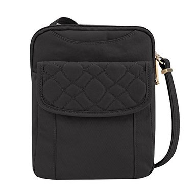 CARTERA TRAVELON NEGRO DELGADA ANTI-THEFT SIGNATURE TALLA ÚNICA FUNDA ACOLCHADA ANTIRROBO