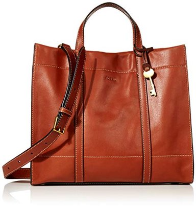 FOSSIL CARMEN - BOLSO DE MANO DE PIEL PARA MUJER