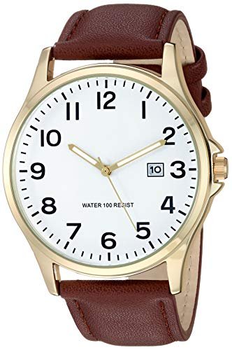 RELOJ AMAZON ESSENTIALS HOMBRE AE 1000WTBN CORREA FÁCIL LEER