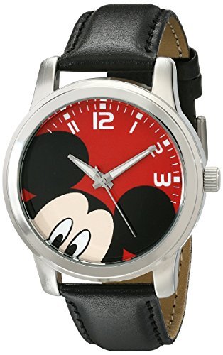 RELOJ EWATCHFACTORY UNISEX ANÁLOGO W001842 DISNEY MICKEY MOUSE NEGRO PANTALLA ANALÓGICA CUARZO