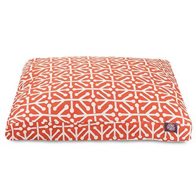 CAMA PERROS RECTANGULAR PRODUCTS TAMAÑO MEDIANO PARA INTERIOR Y EXTERIOR CON FUNDA EXTRAÍBLE Y LAVABLE MAJESTIC PET