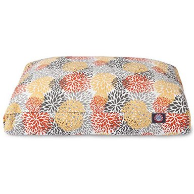 CAMA RECTANGULAR PEQUEÑA PARA MASCOTAS MAJESTIC PET CITRUS BLOOMS