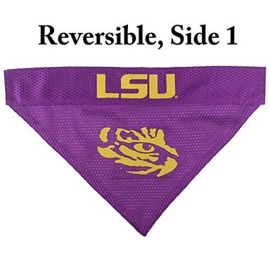 BANDANA REVERSIBLE PARA PERROS PETS FIRST LOUISIANA STATE - 3