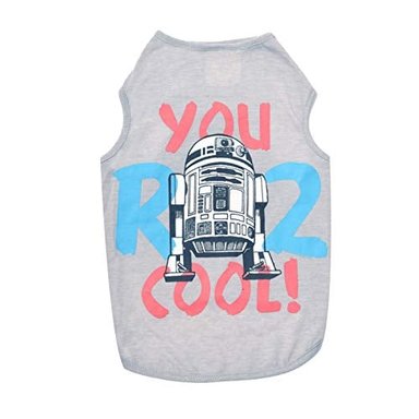 CAMISETA PERRO STAR WARS S R2 COOL DOG TANK SHIRT R2D2