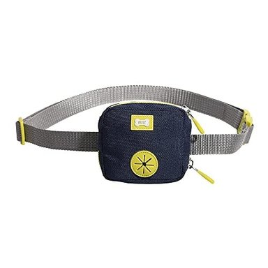 BUILT PET HIP PACK PARA CAMINAR AZUL MARINO Y AMARILLO