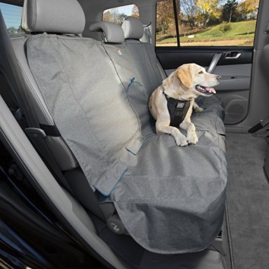 KURGO FUNDA PARA ASIENTO DE PERRO FUNDAS DE ASIENTO DE BANCO DE COCHE PARA MASCOTAS PROTECTOR DE ASIENTO TRASERO