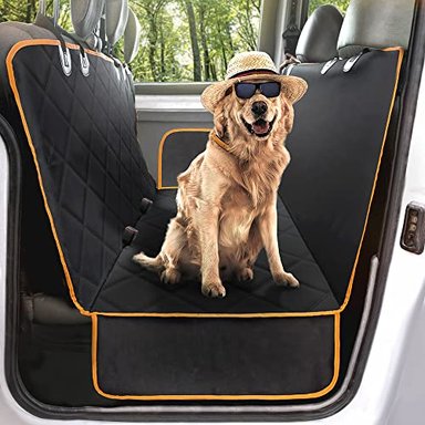 DOG BACK SEAT COVER PROTECTOR FOR CARS Y SUVS - DURABLE PETS SEAT COVER NONSLIP CONVERTIBLE HAMMOCK FOR DOGS WATERPROOF