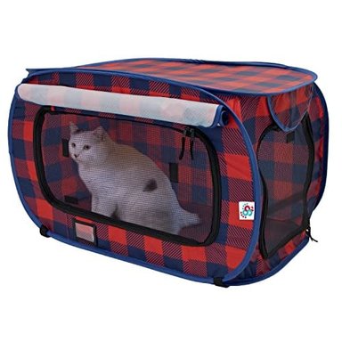 KENNEL GLOBAL SHOPEX SPORT PET LARGE POP OPEN PORTABLE CAT CAGE WATERPROOF PET BED TRAVEL LITTER COLLECTION