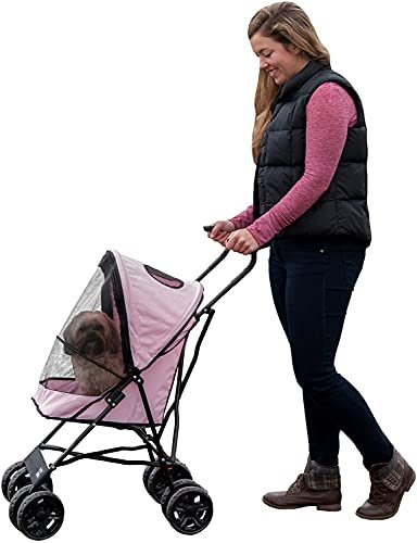 PET GEAR TRAVEL LITE - COCHECITO PARA MASCOTAS EN COLOR ROSA