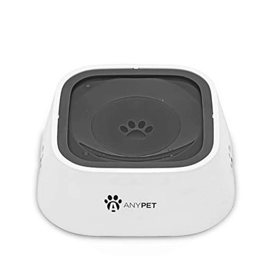 ANYPET - CUENCO DE AGUA PARA PERROS SIN DERRAMES ANTISALPICADURAS PARA MASCOTAS COMEDERO DE AGUA POTABLE LENTA A PRUEBA