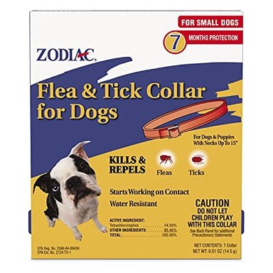 COLLAR PERROS DEL ZODIACO PULGAS Y GARRAPATAS PARA RAZAS PEQUEÑAS 15.2IN