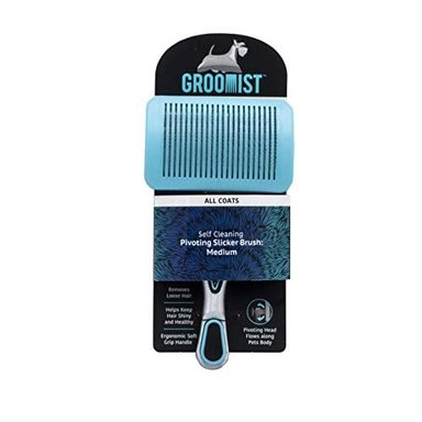 CEPILLO PERRO GROOMIST SUMINISTROS ASEO GUANTE CORTAUÑAS SLICKER