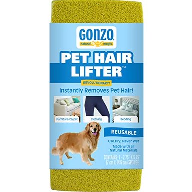 ESPONJA GONZO LEVANTADORA DE PELO DE MASCOTA AZUL