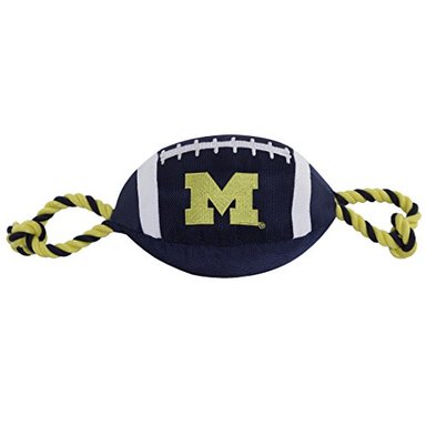 JUGUETE PERRO NCAA MICHIGAN WOLVERINES FÚTBOL PETS FIRST