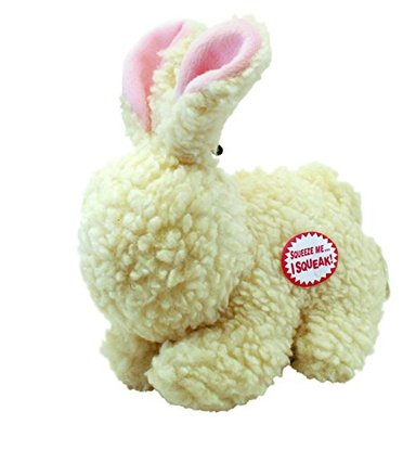 PELUCHE EN DISEÑO DE CONEJO DE FORRO POLAR PARA PERROS