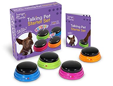 JUEGO DE BOTENES GRABABLES PARA PERROS TALKING PET