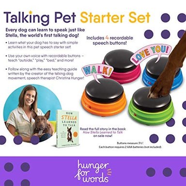 JUEGO DE BOTENES GRABABLES PARA PERROS TALKING PET - 5