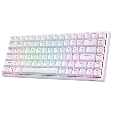 TECLADO RK ROYAL KLUDGE 802933041 COLOR BLANCO WIRELESS BLUETOOTH LIGHTING - 1