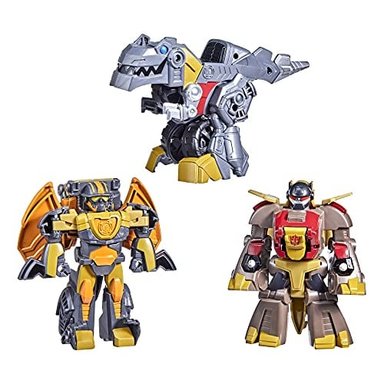 TRANSFORMERS DINOBOT ADVENTURES DINOBOT SQUAD GRIMLOCK DINOBOT SNARL Y PREDAKING PAQUETE DE 3 FIGURA - 1