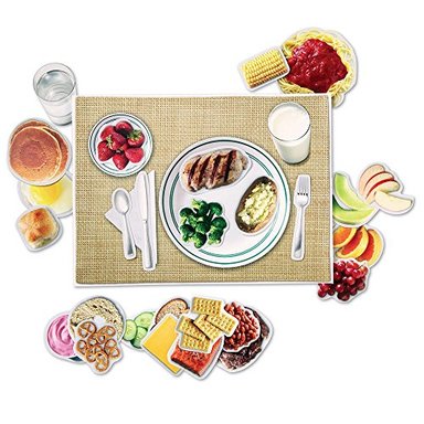 LEARNING RESOURCES MAGNETIC HEALTHY FOODS ALIMENTOS MAGNÉTICOS 34 PIEZAS A PARTIR DE 3 AÑOS