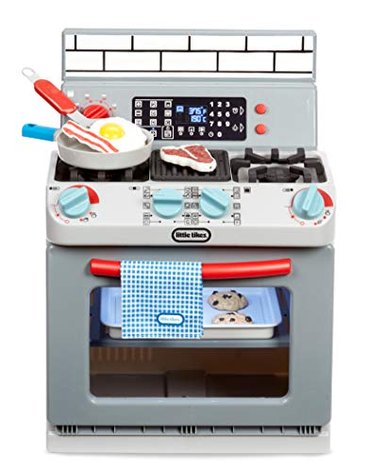 LITTLE TIKES FIRST OVEN - APARATO REALISTA PARA NIÑOS JUEGO DE COCINA CON 11 ACCESORIOS Y SONIDOS - 1