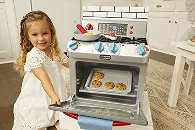LITTLE TIKES FIRST OVEN - APARATO REALISTA PARA NIÑOS JUEGO DE COCINA CON 11 ACCESORIOS Y SONIDOS - 3