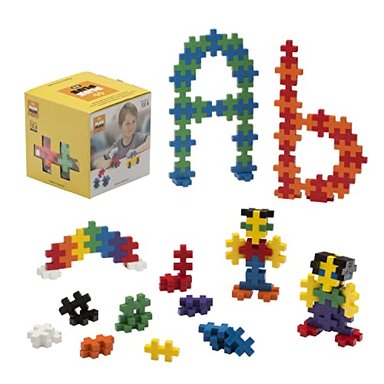 JUEGO DE JUEGO ABIERTO PLUS PLUS BIG 100 PIEZAS - MEZCLA DE COLORES BÁSICA