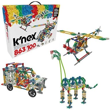 CONJUNTO DE FICHAS PARA ARMAR MÁS DE 100 MODELOS DE K'NEX