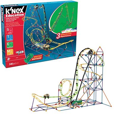 K'NEX EDUCACIÓN ? STEM EXPLORACIONES: ROLLER COASTER BUILDING SET 546 PIEZAS DE CONSTRUCCIÓN