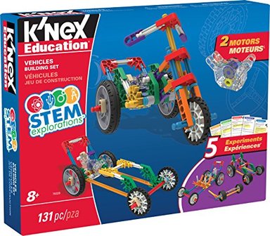 K'NEX EDUCATION STEM EXPLORACIONES: KIT DE CONSTRUCCIÓN DE VEHÍCULOS